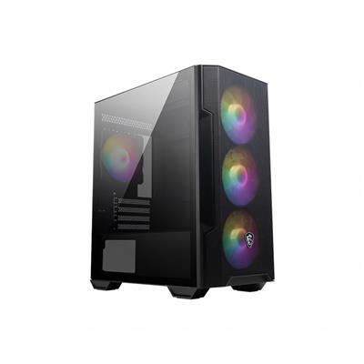 MSI MAG Forge M100R Micro Tower Black, Transparent