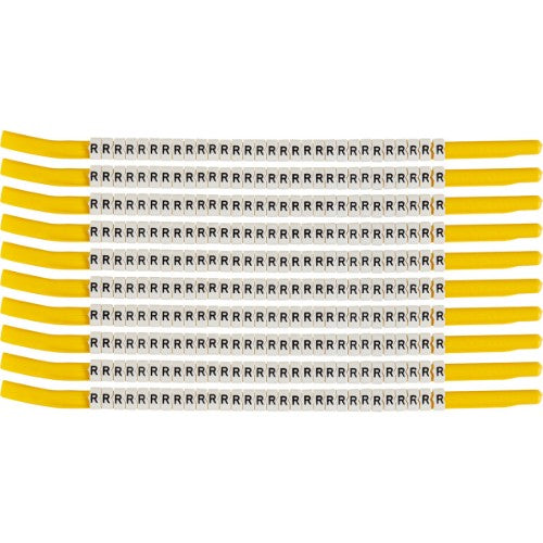 Brady SCN-18-R cable marker Black, White Nylon 300 pc(s)