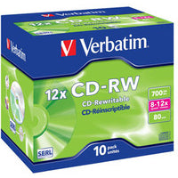 Verbatim CD-RW 12x 700 MB 10 pc(s)