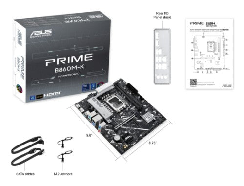 ASUS PRIME B860M-K Intel B860 LGA 1851 (Socket V1) micro ATX
