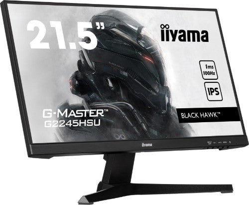 iiyama G-MASTER Get ahead with the G2245HSU Black Hawk with IPS Panel Technology and 1ms MPRT