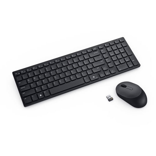 DELL Pro Compact Silent Keyboard and Mouse - KM555 - German (QWERTZ)