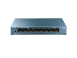TP-Link LS108G network switch Unmanaged Gigabit Ethernet (10/100/1000) Blue
