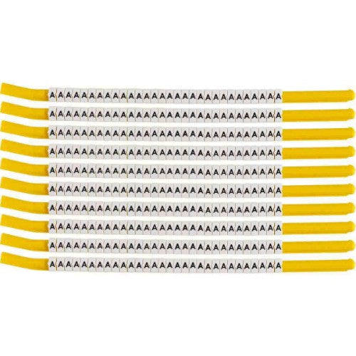 Brady SCN-18-A cable marker Black, White Nylon 300 pc(s)