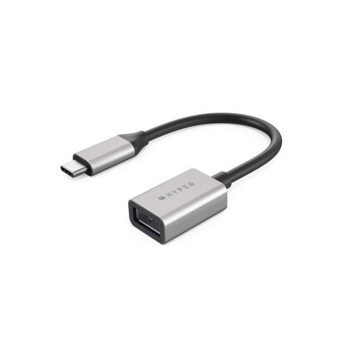 HYPER HD425D-GL USB cable 0.0176 m USB 3.2 Gen 2 (3.1 Gen 2) USB C USB A Black, Silver