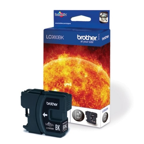 Brother LC-980BK Ink cartridge black, 300 pages ISO/IEC 24711 6ml for Brother DCP 145 C