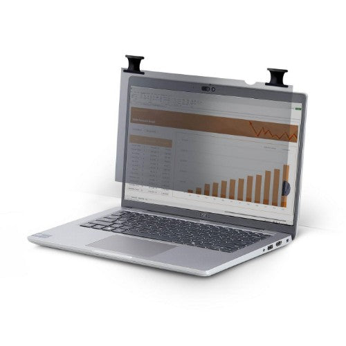 StarTech.com 14.1-inch 16:10 Bright Privacy Screen Filter with Touch, Flip-Over, 75% Light Transmittance, Anti-Glare Privacy Filter, +/- 30 Deg. View Angle