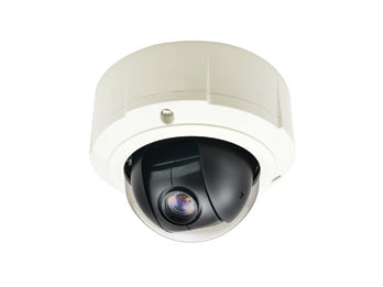 LevelOne HUBBLE PTZ Dome IP Network Camera, 3-Megapixel, 802.3af PoE, 10X Optical Zoom, two-way audio, Indoor/Outdoor