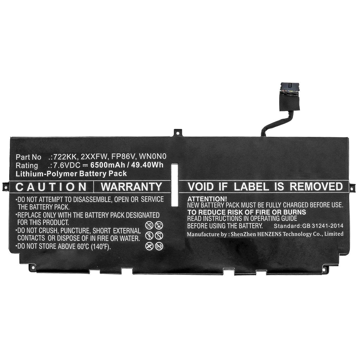 CoreParts MBXDE-BA0246 laptop spare part Battery