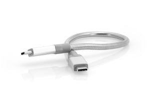 Verbatim USB-C to USB-C Stainless Steel Sync & Charge Cable USB 3.1 GEN 2 30cm
