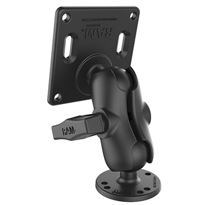 RAM Mounts Double Ball Mount with 75x75mm VESA Plate