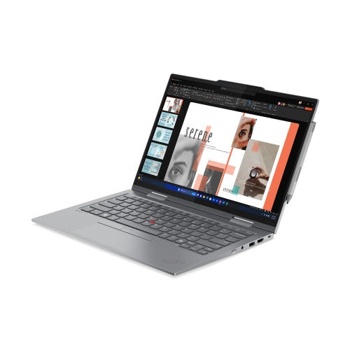 Lenovo ThinkPad X1 2-in-1 Gen 9 Intel Core Ultra 7 155U Hybrid (2-in-1) 35.6 cm (14") Touchscreen WUXGA 16 GB LPDDR5x-SDRAM 512 GB SSD Wi-Fi 6E (802.11ax) Windows 11 Pro UK English Grey