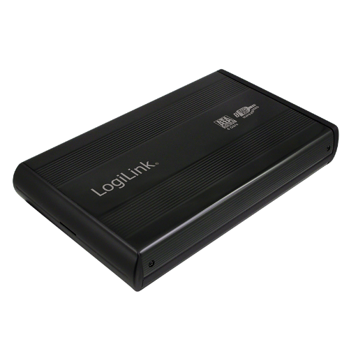 LogiLink UA0107 storage drive enclosure Black 3.5"