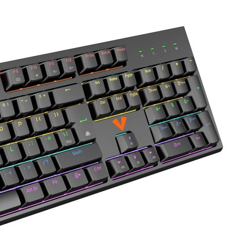 VIDA MAGNA MAGNETIC USB RGB keyboard Gaming QWERTY UK English Black