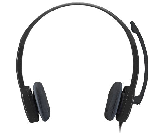 Logitech 981-000587 headphones/headset Wired Head-band Office/Call center Black