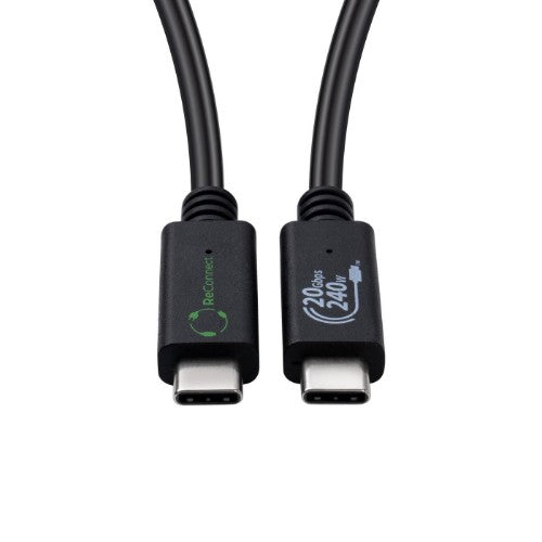 Microconnect ECO-USB3.2CC1.5 USB cable USB 3.2 Gen 2x2 1.5 m USB C Black