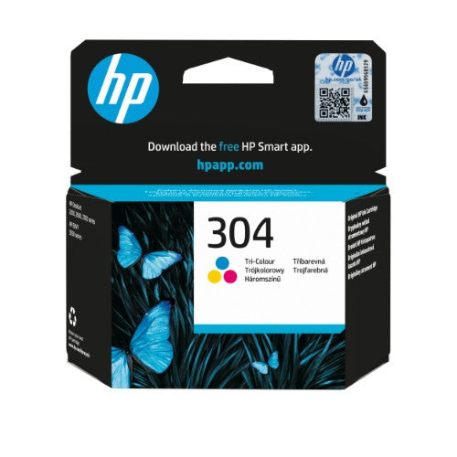 HP N9K05AE/304 Printhead cartridge color, 100 pages/5% 2ml for HP DeskJet 2620/3720