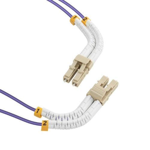 Lanview LVO231812-FLEX InfiniBand/fibre optic cable 3 m LC Purple