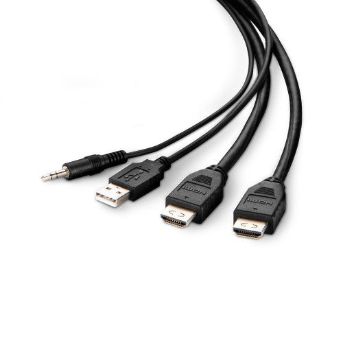 Belkin F1DN2CCBL-HH6T KVM cable Black 1.8 m