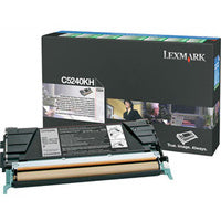 Lexmark C5240KH Toner-kit black return program, 8K pages/5% for Lexmark C 524/534