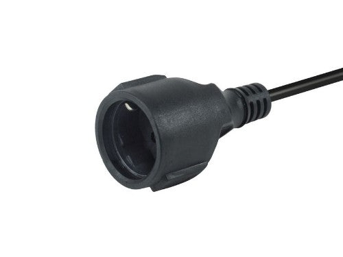 Equip 112106 power cable Black 0.25 m IEC C14 CEE7/3