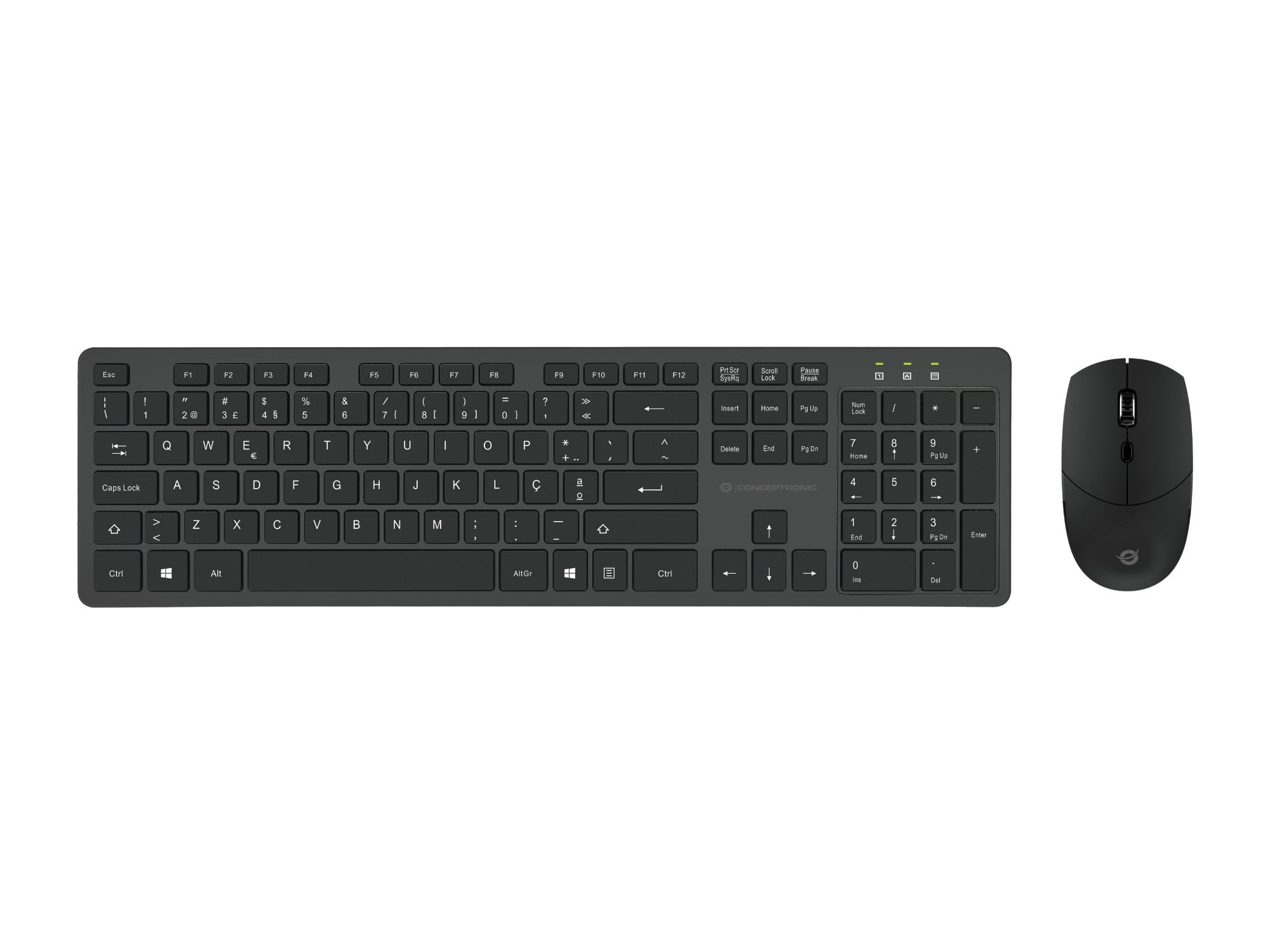 Conceptronic Wireless Keyboard & Mouse Kit, Portuguese layout