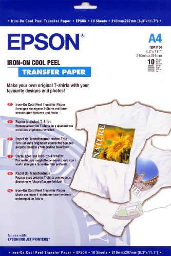 Epson Iron-on-Transfer Paper - A4 - 10 Sheets