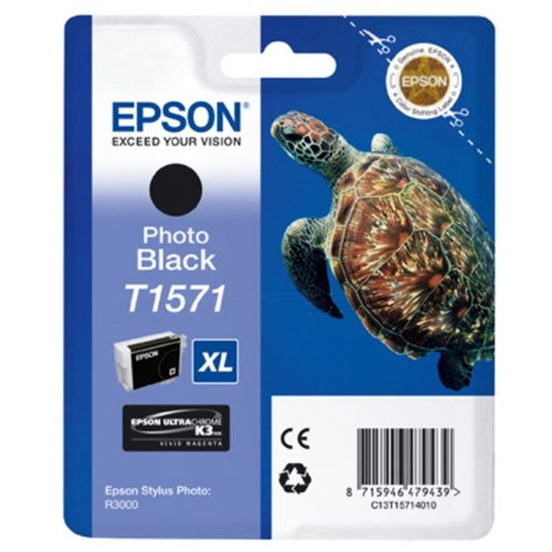Epson C13T15714010/T1571 Ink cartridge foto black 25.9ml for Epson Stylus Photo R 3000