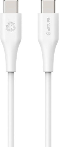 eSTUFF ES604070 USB cable USB 2.0 0.5 m USB C 60 W White