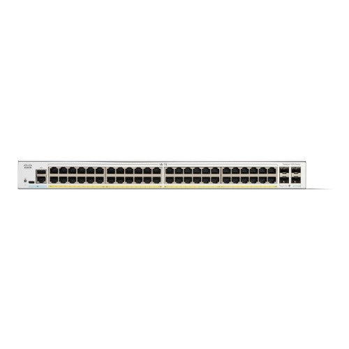 Cisco Catalyst 1300-48FP-4G Managed Switch, 48 Port GE, Full PoE, 4x1GE SFP, Limited Lifetime Protection (C1300-48FP-4G)