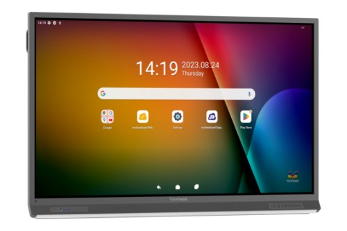 Viewsonic IFP6552-2F Signage Display Digital signage flat panel 165.1 cm (65") LCD 450 cd/m² 4K Ultra HD Black Touchscreen Built-in processor Android