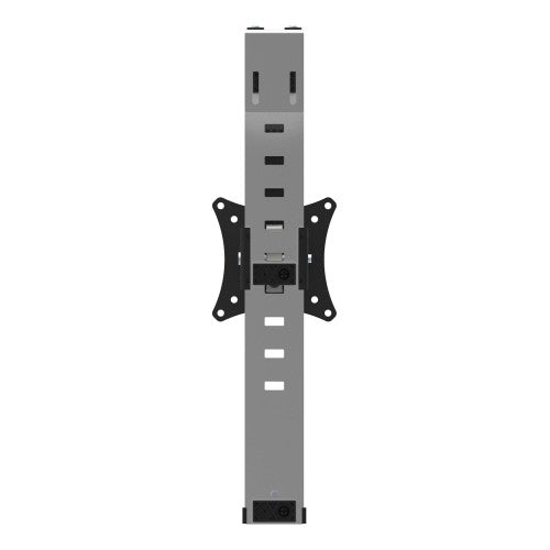 StarTech.com Cubicle Monitor Mount - Cubicle Wall Single Monitor Hanger - Up to 34" VESA Mount Display - Height Adjustable Ergonomic Office Cubicle Hanging Flat Panel Hook & Clamp Bracket