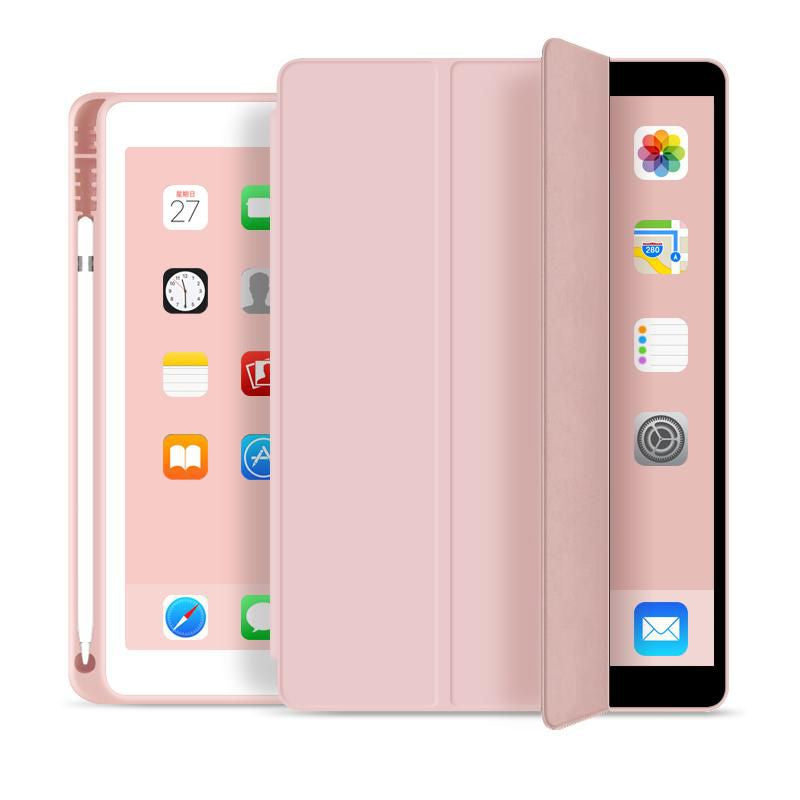 eSTUFF SEATTLE Pencil Case for iPad 9.7 2018/2017 - Pink PU leather