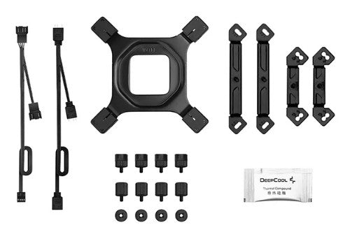 DeepCool AG620 BK ARGB V2 Chipset, Motherboard Air cooler 12 cm Black 1 pc(s)