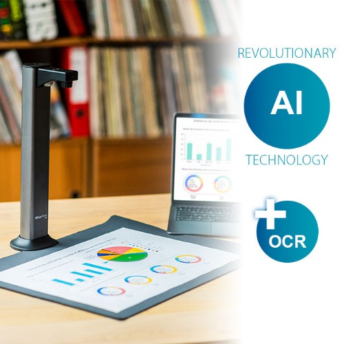 I.R.I.S. IRIScan Desk 7 Pro Overhead scanner 4912 x 3680 DPI A3 Black