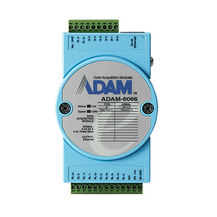 Advantech ADAM-6066-D digital/analogue I/O module Digital & analog Relay channel