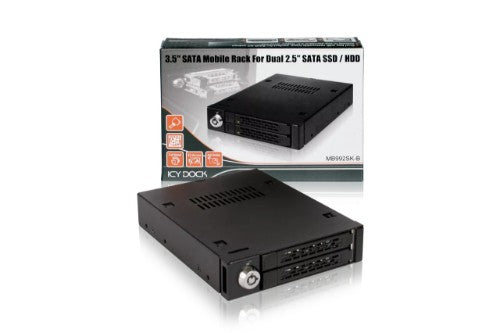 Icy Dock MB992SK-B storage drive docking station