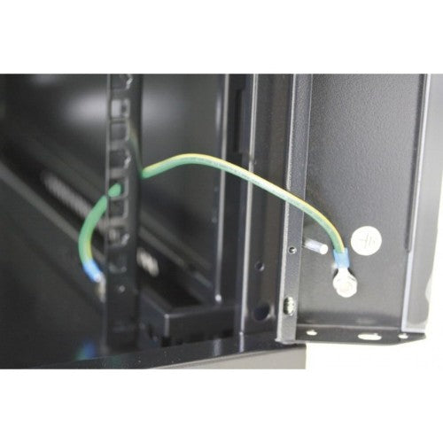 Techly I-CASE EW-2012BKL rack cabinet 12U Wall mounted rack Black