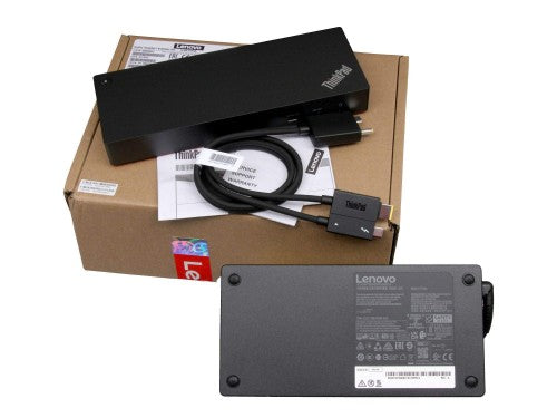 Lenovo 40B00300EU laptop dock/port replicator Wired Thunderbolt 4 Black, Red