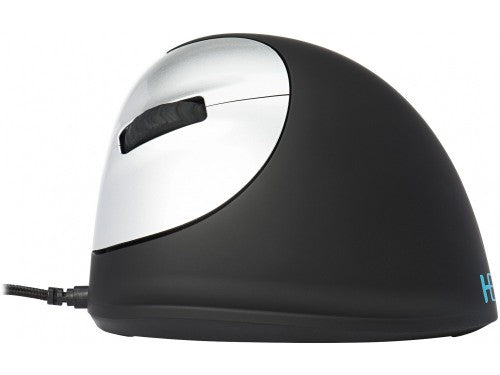 R-Go Tools Ergonomic mouse R-Go HE Break with break software, medium (hand size 165-185 mm), left-handed, Wired, black