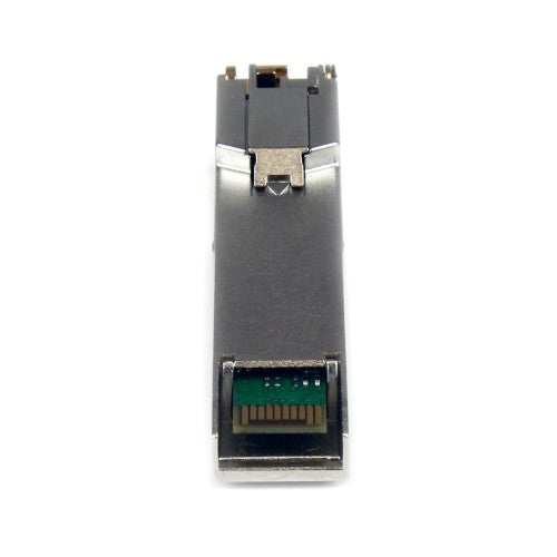 StarTech.com Cisco SFP-GE-T Compatible SFP Transceiver Module - 10/100/1000BASE-TX~Cisco SFP-GE-T Compatible SFP Module - 1000BASE-T - SFP to RJ45 Cat6/Cat5e - 10/100/1000 Mbps - RJ-45 100m - Cisco IE3400, IE3300, IE3200