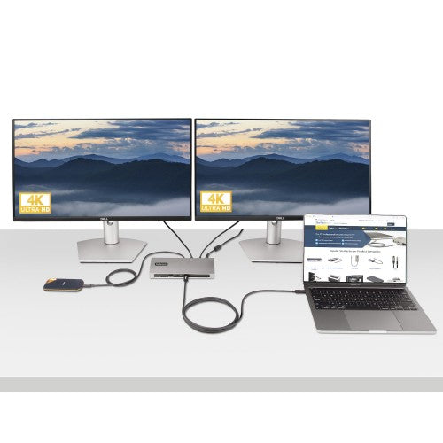 StarTech.com 6ft (2m) Active Thunderbolt 4 Cable, 40Gbps, 100W Power Delivery, 4K/8K Video, Intel-Certified Thunderbolt Cable - Compatible w/ USB4/Thunderbolt 4/ USB 3.2/ USB Type-C/DisplayPort/Thunderbolt 3