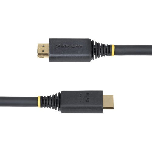 StarTech.com 15m (49.2ft) Active High Speed HDMI Cable, 4K 60Hz/1440p 144Hz, HDR10/HDCP 2.2/ARC, 18Gbps, UHD HDMI 2.0 Cord for TV/Monitor/Display, TPE Jacket