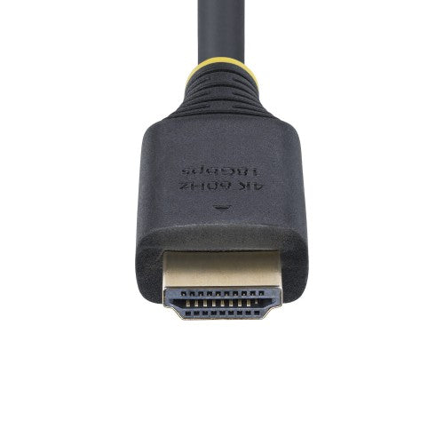 StarTech.com 30cm (1ft) High Speed HDMI Cable, 4K 60Hz/1440p 144Hz, HDR10/HDCP 2.2/ARC, 18Gbps, UHD HDMI 2.0 Cord for TV/Monitor/Display, TPE Jacket