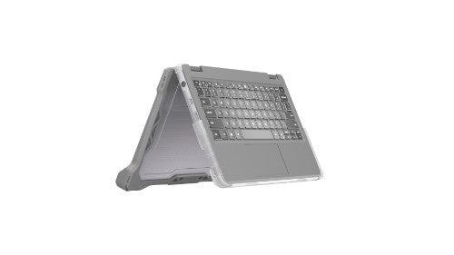 MAXCases Extreme Shell-F Slide Case (ESL bottom panel) for Dell 3120 & 3140 Windows Clamshell & Convertible 2:1 11.6" (Gray/Clear)