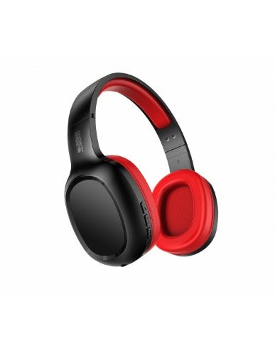 Urban Factory MOVEE: OVER-THE-EAR BLUETOOTH 5.1 RECHARGEABLE HEADSET - BLACK/RED