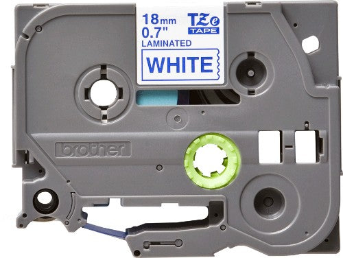 Brother TZE-243 DirectLabel blue on white 18mm x 8m for Brother P-Touch TZ 3.5-18mm/36mm/6-18mm/6-24mm/6-36mm