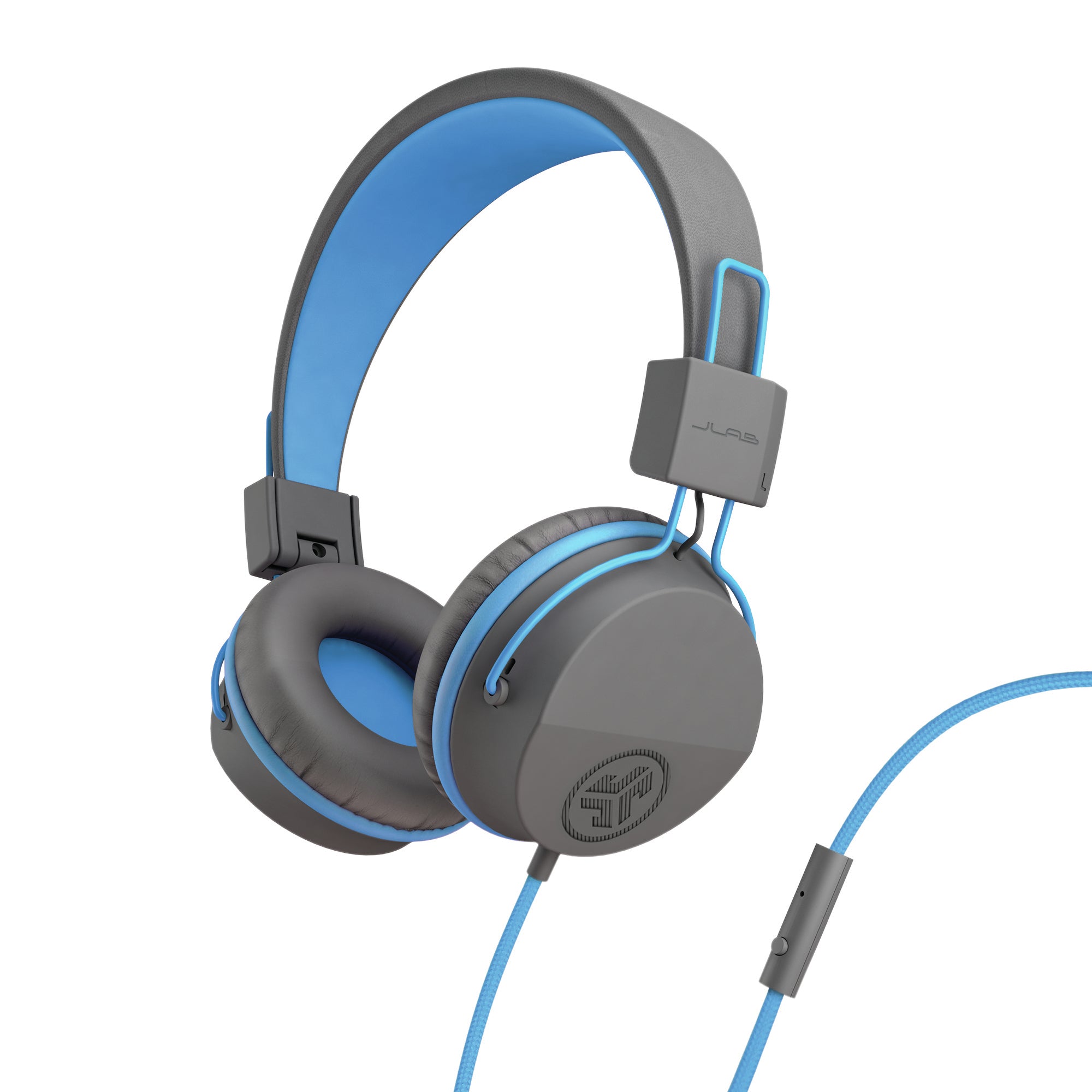 JLab JBuddies Kids Headphones - Grey/Blue