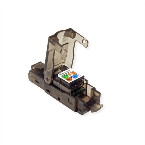 Value 26.99.0372 wire connector RJ45 Black, Transparent