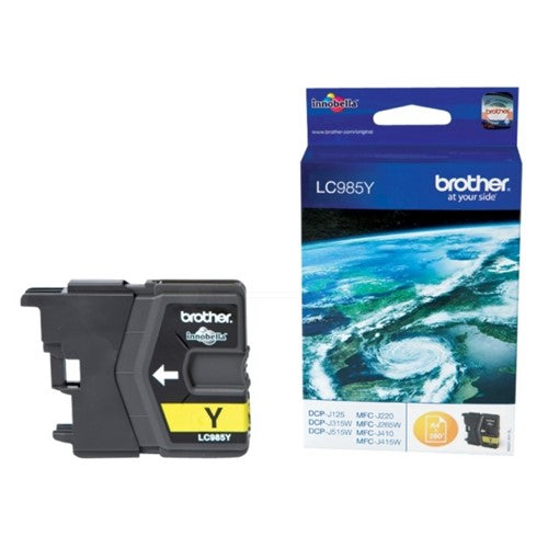 Brother LC-985Y Ink cartridge yellow, 260 pages ISO/IEC 24711 4,8ml for Brother DCP-J 125